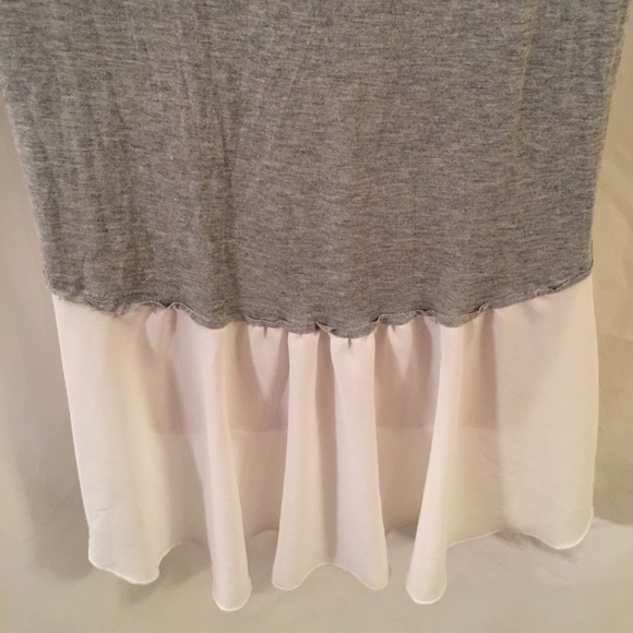 Uptown Vibe Heather Gray Hi Lo T-Shirt Top - Picture 7 of 8